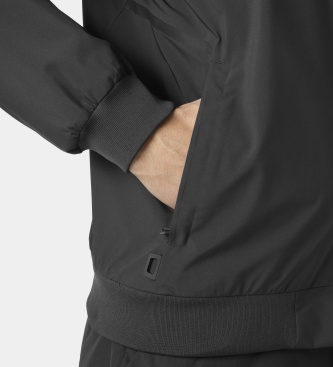 Helly Hansen Grey HP Racing Lifaloft Bomber Jacket