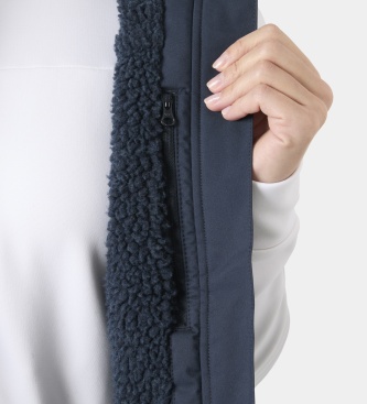 Helly Hansen Gilet in pile Crew blu navy