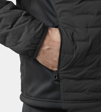 Helly Hansen HP Hybrid Stretch Isolationsjacke mit Kapuze grau