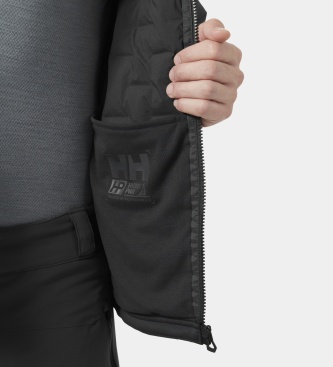 Helly Hansen HP Hybrid Stretch Isolationsjacke mit Kapuze grau
