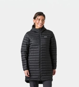 Helly Hansen Sirdal lång isolerad jacka med huva svart