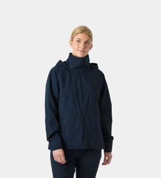 Helly Hansen Jakna s kapuco HP Racing Lifaloft temno modra