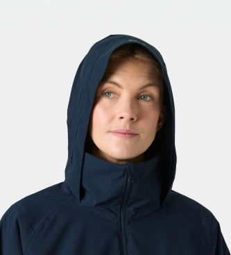 Helly Hansen Jakna s kapuco HP Racing Lifaloft temno modra