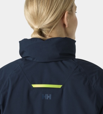 Helly Hansen Jakna s kapuco HP Racing Lifaloft temno modra