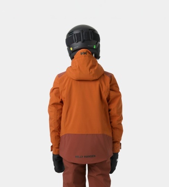 Helly Hansen Orange Alpha Ski Jacket