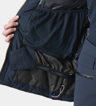 Helly Hansen Smučarska jakna Bellissimo Belted mornarsko modra