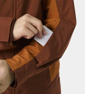 Helly Hansen Brown Iceridge ski jacket