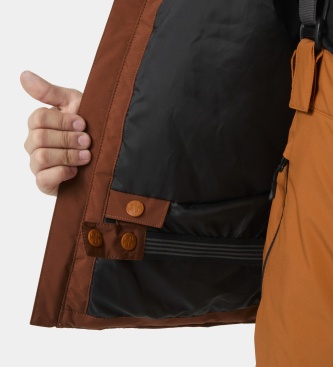 Helly Hansen Brown Iceridge ski jacket