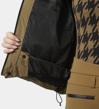 Helly Hansen Giacca da sci Nora Short Puffy marrone
