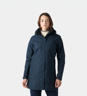 Helly Hansen Giacca impermeabile lunga Aden blu navy