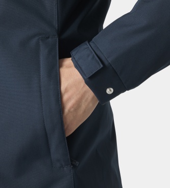Helly Hansen Giacca impermeabile lunga Aden blu navy