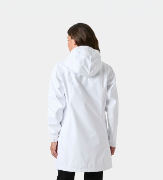 Helly Hansen Giacca impermeabile lunga Aden bianca