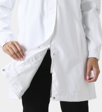 Helly Hansen Giacca impermeabile lunga Aden bianca