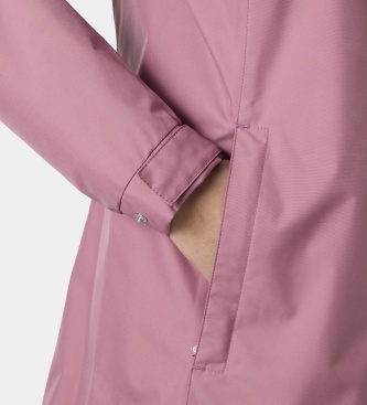 Helly Hansen Veste imperméable longue Aden rose