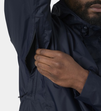 Helly Hansen Marinblå Loke vattentät jacka