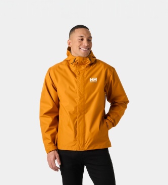 Helly Hansen Seven J orange waterproof jacket