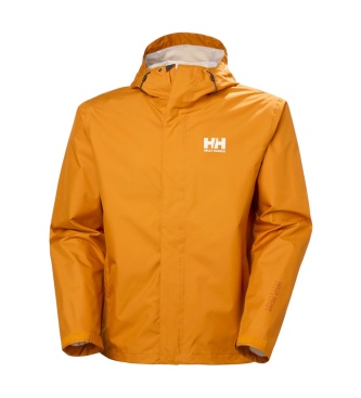 Helly Hansen Seven J orange waterproof jacket