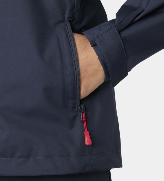 Helly Hansen Giacca nautica Crew Hooded 2.0 blu navy