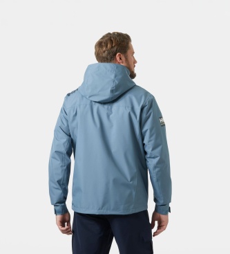 Helly Hansen Segeljacke Crew Hooded Midlayer 2.0 blau