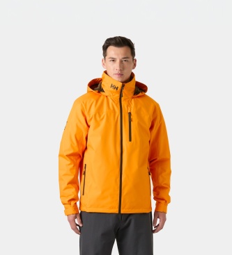 Helly Hansen Crew Hooded Midlayer 2.0 seglarjacka orange