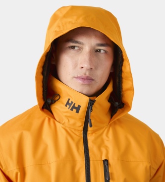 Helly Hansen Crew Hooded Midlayer 2.0 seglarjacka orange