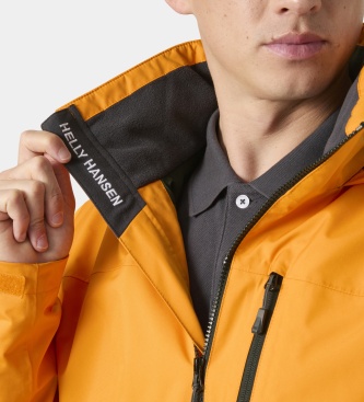 Helly Hansen Crew Hooded Midlayer 2.0 seglarjacka orange