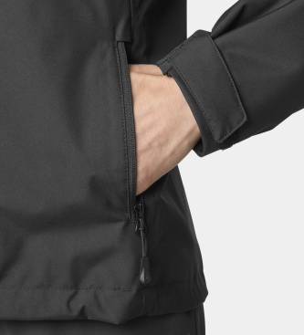 Helly Hansen Giacca da vela Crew Hooded Midlayer 2.0 nera