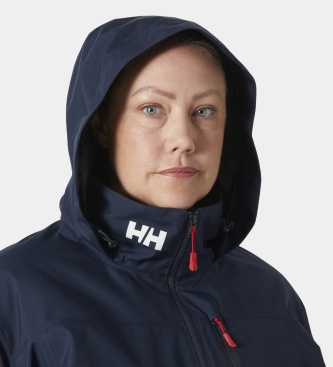 Helly Hansen Giacca nautica Crew Hooded Midlayer Plus 2.0 blu navy
