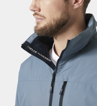 Helly Hansen Blå seglarjacka Crew Midlayer 2.0