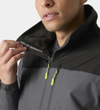 Helly Hansen Crew Midlayer 2.0 seglarjacka grå