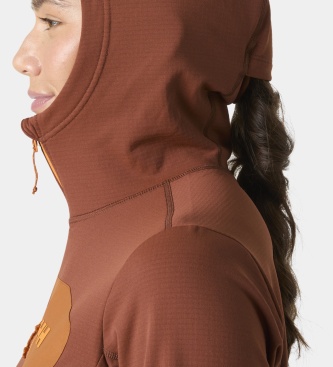 Helly Hansen Rjava flis jakna s kapuco Versalite