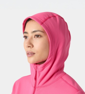 Helly Hansen Flisasta jakna s kapuco Versalite roza