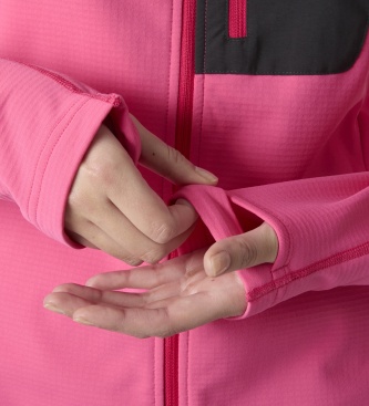 Helly Hansen Flisasta jakna s kapuco Versalite roza