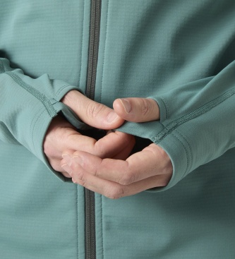 Helly Hansen Giacca in pile con cappuccio Versalite verde