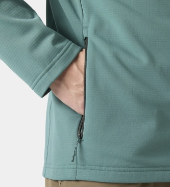Helly Hansen Giacca in pile con cappuccio Versalite verde