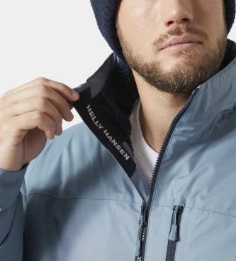 Helly Hansen Veste polaire Crew Hooded bleue