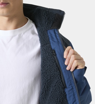 Helly Hansen Veste polaire Crew Hooded bleu marine