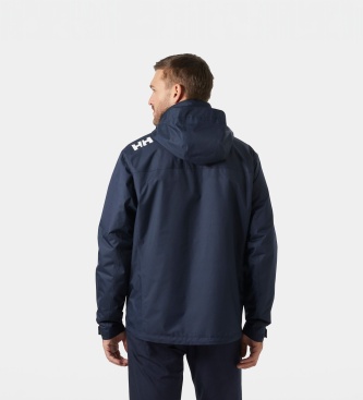 Helly Hansen Crew Hooded fleecejacka marinblå