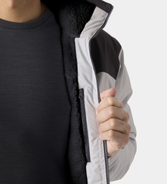 Helly Hansen Veste polaire Crew Hooded grise