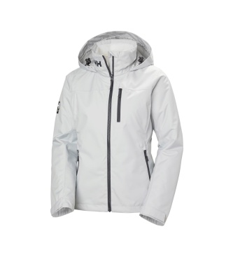 Helly Hansen Graue Crew Hooded Pile Jacke