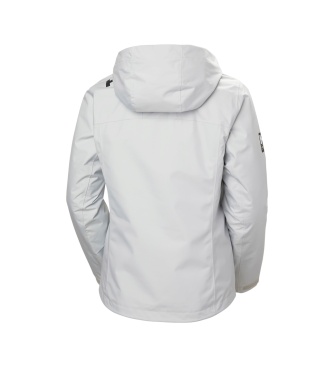 Helly Hansen Graue Crew Hooded Pile Jacke