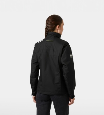 Helly Hansen Črna flisovska jakna s kapuco Crew Hooded