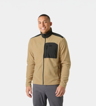 Helly Hansen Beige Daybreaker Block fleece jacket