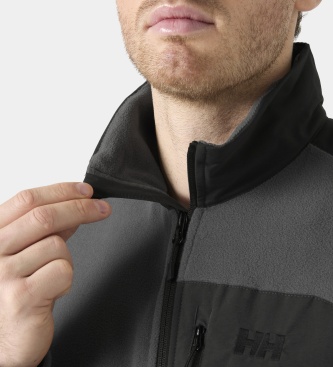 Helly Hansen Daybreaker Block grey fleece jacket