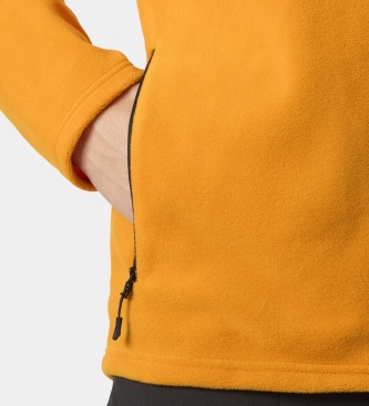Helly Hansen Daybreaker light orange fleece jacket