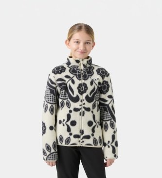Helly Hansen Frosty Pile fleecejakke hvid, sort