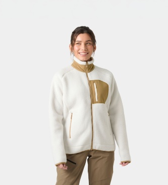 Helly Hansen Imperial Pile Block fleecejack wit