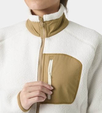 Helly Hansen Imperial Pile Block fleecejack wit