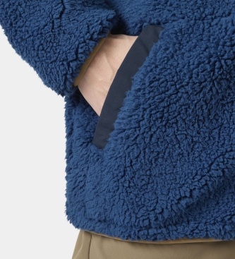 Helly Hansen Moonlit Pile blue fleece jacket