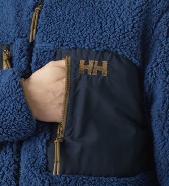 Helly Hansen Moonlit Pile blue fleece jacket
